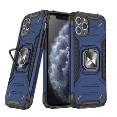 Wozinsky Ring Armor Hybrid Case skirtas Samsung Galaxy M31s, mėlynas kaina ir informacija | Telefono dėklai | pigu.lt