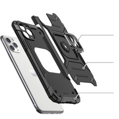 Wozinsky Ring Armor Hybrid Case skirtas Samsung Galaxy M31s, sidabrinis kaina ir informacija | Telefono dėklai | pigu.lt