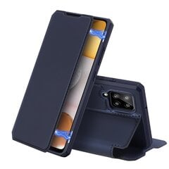 Dux Ducis Skin X Bookcase, skirtas Samsung Galaxy A42 5G, mėlynas kaina ir informacija | Telefono dėklai | pigu.lt