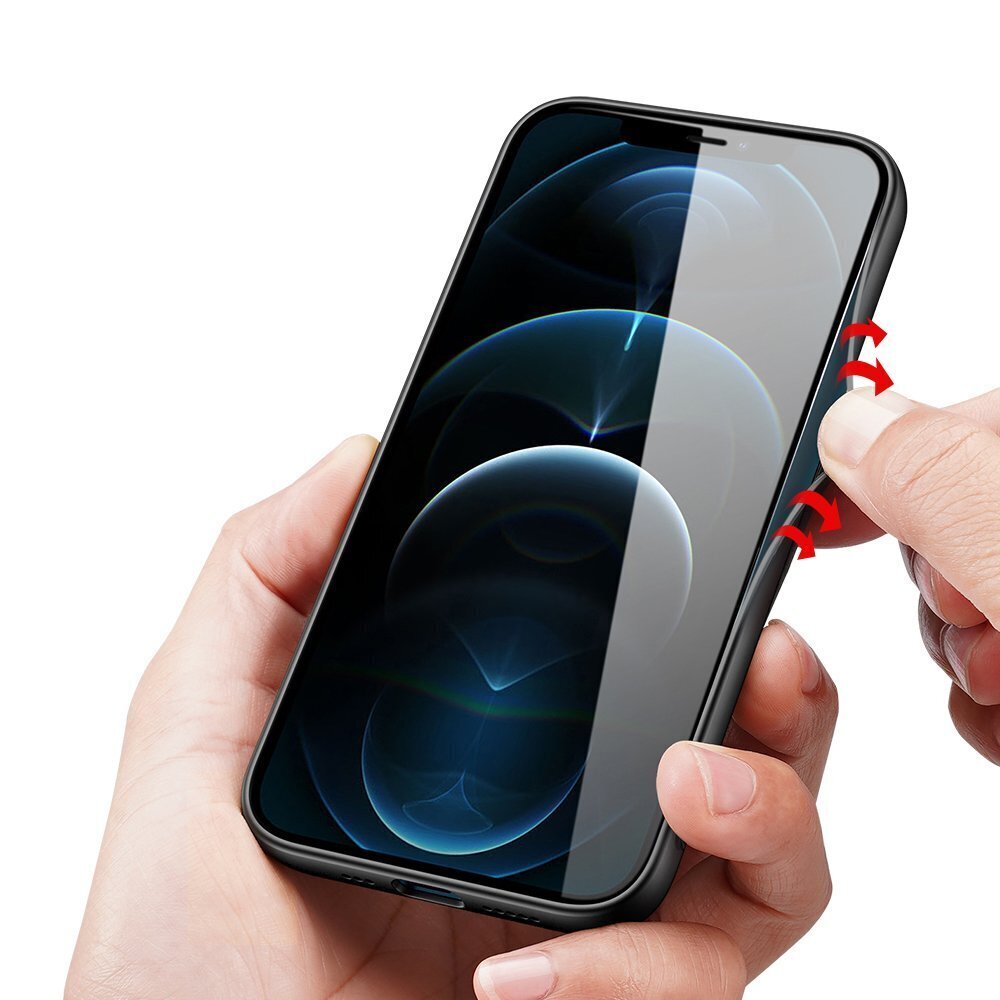 Dėklas Dux Ducis Fino Apple iPhone 12/12 Pro chaki kaina ir informacija | Telefono dėklai | pigu.lt