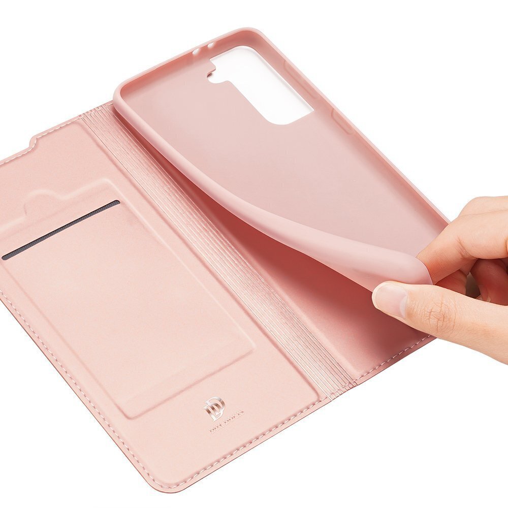 Telefono dėklas Dux Ducis Skin Pro, skirtas Samsung Galaxy S21, rožinis kaina ir informacija | Telefono dėklai | pigu.lt