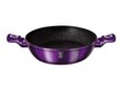 Berlinger Haus puodas su dangčiu Metallic Line Purple Eclipse Collection, 28 cm цена и информация | Puodai, greitpuodžiai | pigu.lt