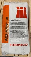 Hidroizoliacija Aquafin-1K, 25kg cementinė kaina ir informacija | Sandarinimo medžiagos | pigu.lt