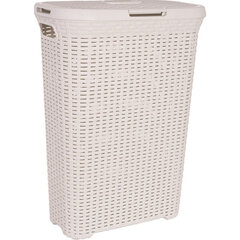 Curver skalbinių dėžė Rattan, 40 l kaina ir informacija | Vonios kambario aksesuarai | pigu.lt