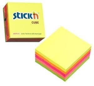Lipnių lapelių kubas Stick'n Pastel Mix, 76 x 76 mm, 400 vnt kaina ir informacija | Sąsiuviniai ir popieriaus prekės | pigu.lt