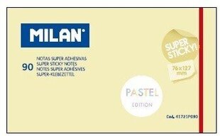 Lipnūs lapeliai Milan, 76 x 127 mm, 90 lapelių kaina ir informacija | Kanceliarinės prekės | pigu.lt