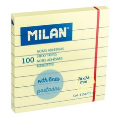 Lipnūs lapeliai Milan, 76 x 76 mm, 100 lapelių kaina ir informacija | Kanceliarinės prekės | pigu.lt