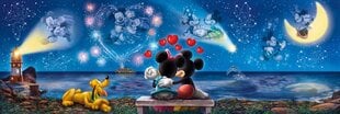 Dėlionė Clementoni High Quality Collection Panorama Mickey & Minnie (Mikis&Minė), 39449, 1000 d. kaina ir informacija | Dėlionės (puzzle) | pigu.lt