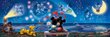 Dėlionė Clementoni High Quality Collection Panorama Mickey & Minnie (Mikis&Minė), 39449, 1000 d. kaina ir informacija | Dėlionės (puzzle) | pigu.lt