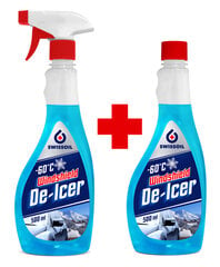 Swissoil De-icer, 2 x 0.5 l kaina ir informacija | Autochemija | pigu.lt