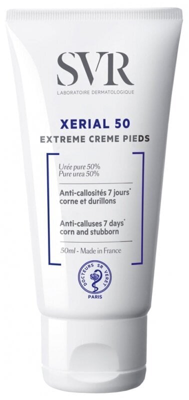 Pėdų kremas su šlapalu SVR Xerial 50 Extreme 50 ml kaina ir informacija | Kūno kremai, losjonai | pigu.lt