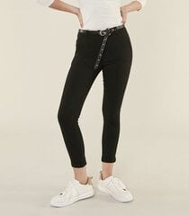Женские брюки Hailys MANDY PD*03, черные цена и информация | Женские брюки | pigu.lt