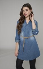 Джинсовое женское платье Hailys PATTY*01, синее цена и информация | Платья | pigu.lt