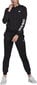 Sportinis kostiumas Adidas W Lin Ft Ts, juodas kaina ir informacija | Sportinė apranga moterims | pigu.lt