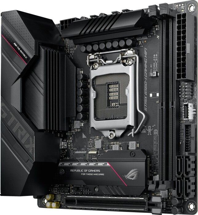 Asus Rog STRIX B560-I Gaming WIFI kaina ir informacija | Pagrindinės plokštės | pigu.lt