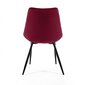 4-ių kėdžių komplektas NORE SJ.0488, tamsiai raudonas цена и информация | Virtuvės ir valgomojo kėdės | pigu.lt