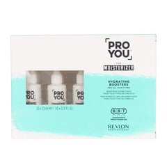 Увлажняющие ампулы для волос Revlon Professional Pro You The Moisturizer Hydrating Boosters, 10x15 мл цена и информация | Средства для укрепления волос | pigu.lt