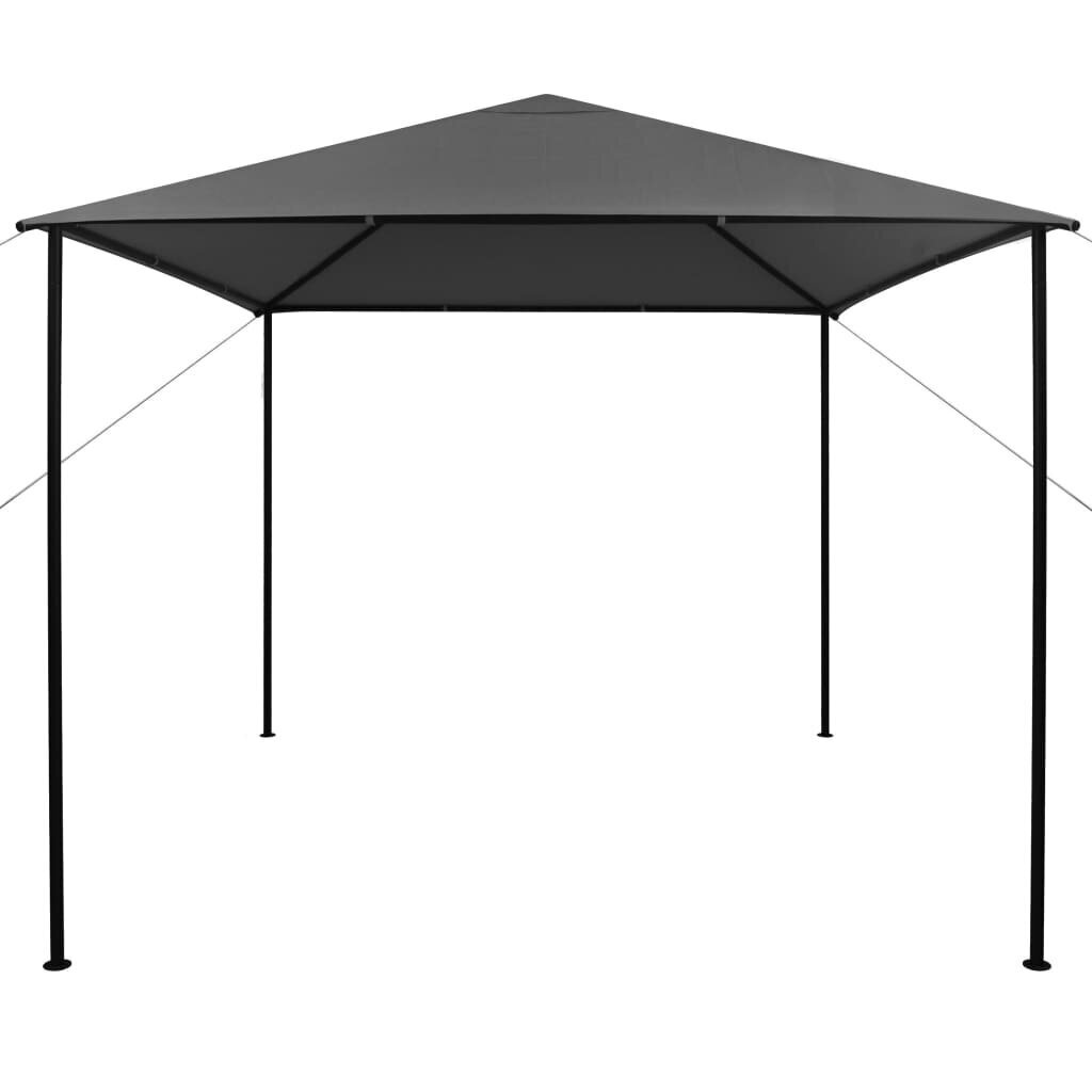 Pavėsinė pop-up, antracito spalvos, 3x3m, audinys ir plienas, 180 g/m² цена и информация | Pavėsinės | pigu.lt