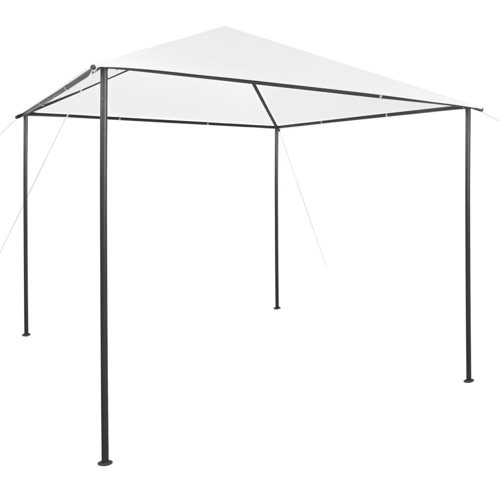 Pavėsinė, baltos spalvos, 3x3x2,9m, 180g/m² цена и информация | Pavėsinės | pigu.lt