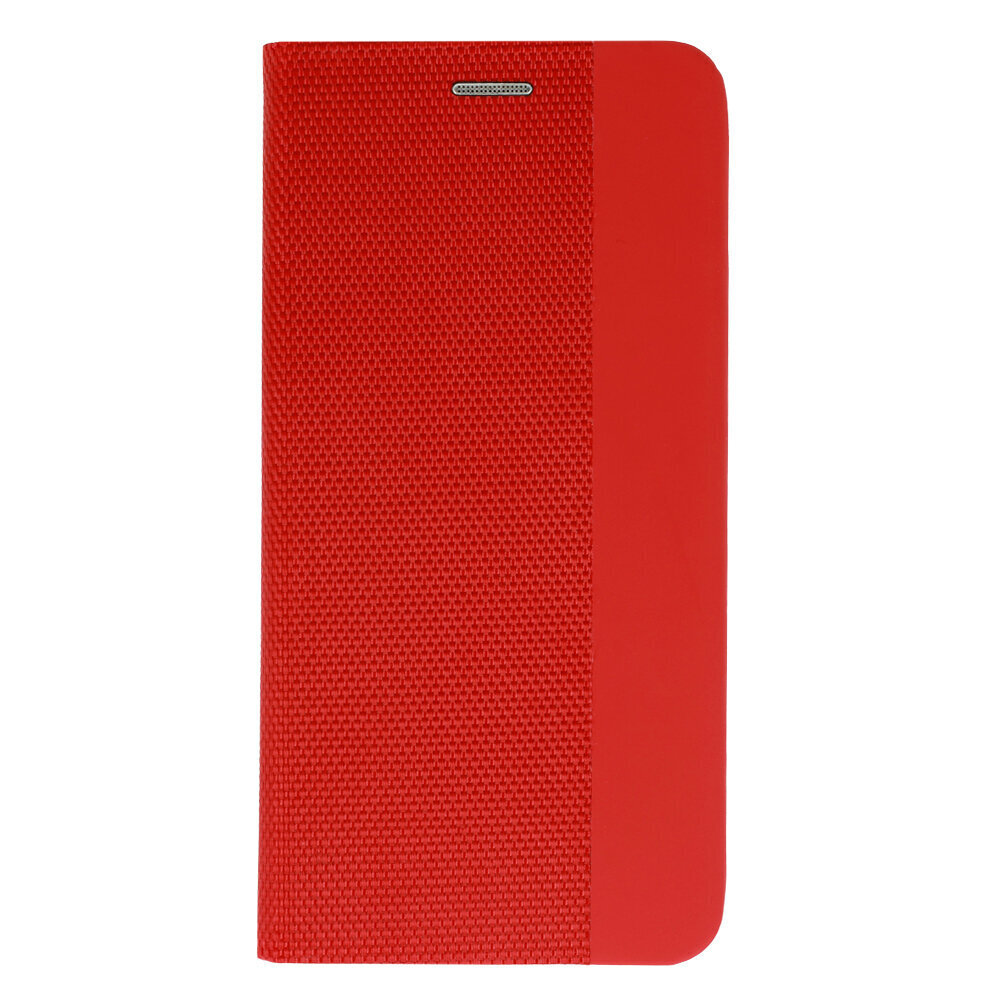 Sensitive book dėklas, skirtas Samsung Galaxy A02s, raudona kaina ir informacija | Telefono dėklai | pigu.lt