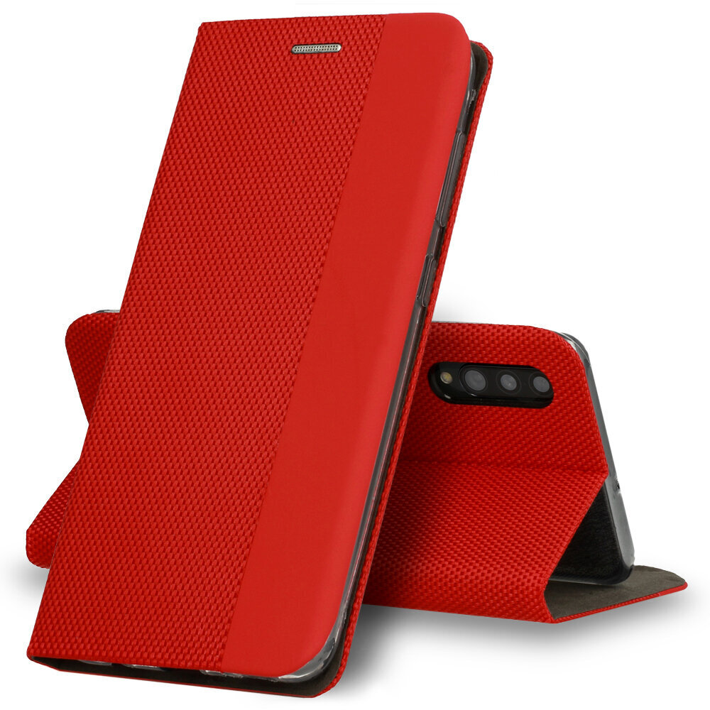 Sensitive book dėklas, skirtas Samsung Galaxy A02s, raudona kaina ir informacija | Telefono dėklai | pigu.lt
