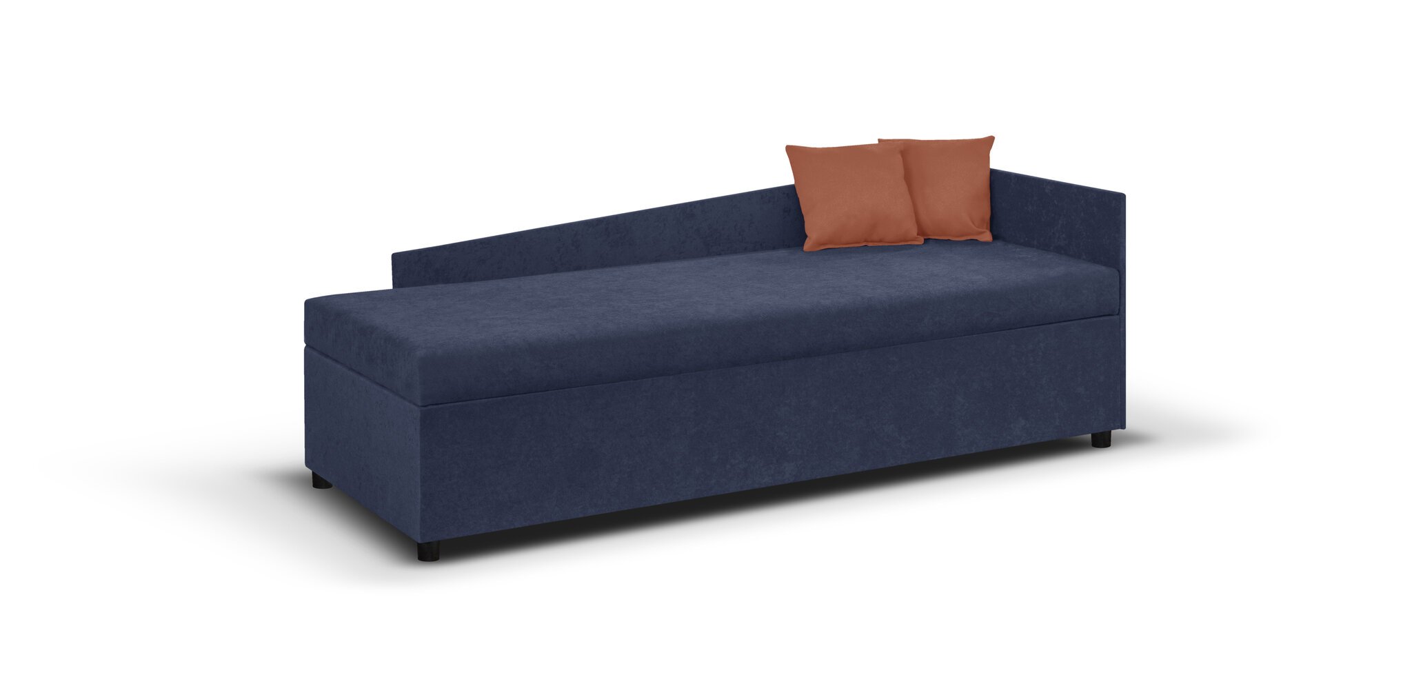 Sofa Bellezza Jung A24 A43, tamsiai mėlyna цена и информация | Sofos | pigu.lt