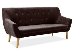 Sofa TMS Amber 2, ruda kaina ir informacija | Sofos | pigu.lt