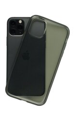 Dėklas skirtas iPhone 11, juoda, skaidrus silikonas kaina ir informacija | Telefono dėklai | pigu.lt