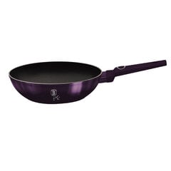 Berlinger Haus Wok keptuvė Purple Eclipse Collection, 28 cm kaina ir informacija | Keptuvės | pigu.lt