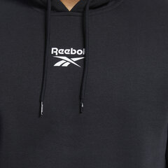 Джемпер Reebok Te Tape Hoodie Black цена и информация | Мужские толстовки | pigu.lt