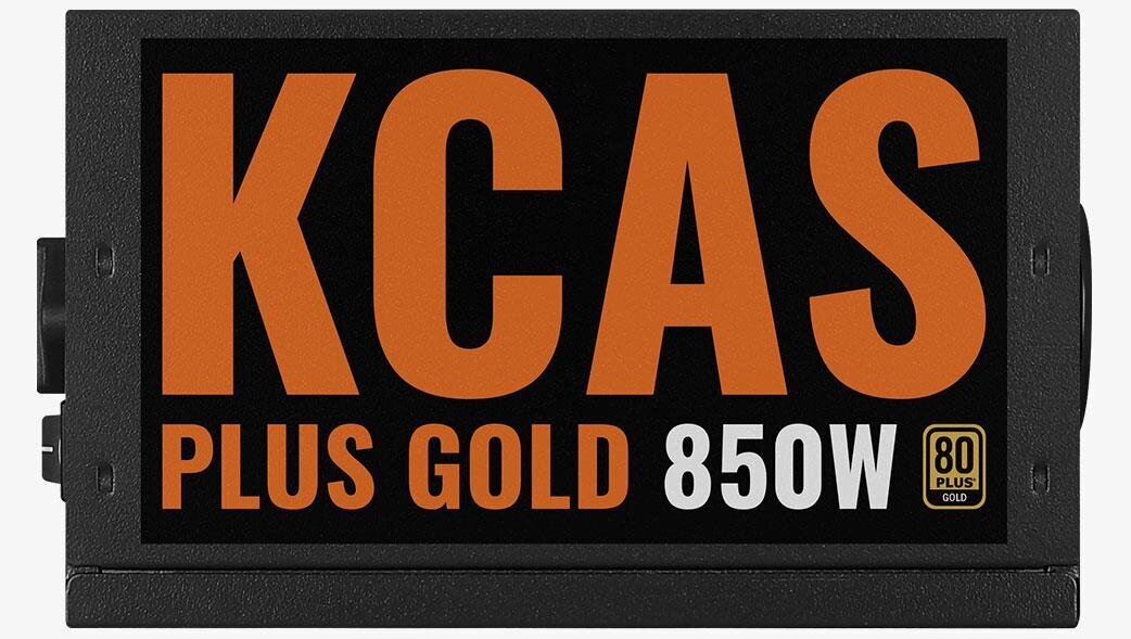 AeroCool KCAS 850W 80 Plus Gold kaina ir informacija | Maitinimo šaltiniai (PSU) | pigu.lt