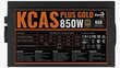 AeroCool KCAS 850W 80 Plus Gold kaina ir informacija | Maitinimo šaltiniai (PSU) | pigu.lt