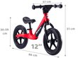 Dviratukas "Royal Baby Chipmunk", raudonas цена и информация | Balansiniai dviratukai | pigu.lt