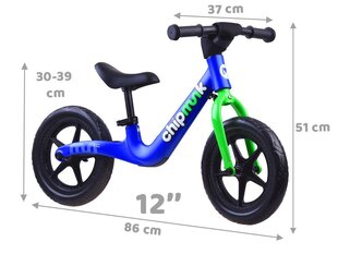 Dviratukas "Royal Baby Chipmunk", mėlynas kaina ir informacija | Balansiniai dviratukai | pigu.lt