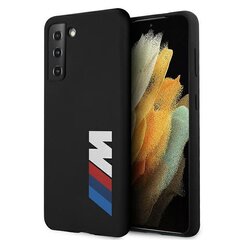 Case BMW BMHCS21MMSLBLBK S21 + G996 black / black hardcase Silicone Signature Logo цена и информация | Чехлы для телефонов | pigu.lt