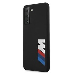 Case BMW BMHCS21MMSLBLBK S21 + G996 black / black hardcase Silicone Signature Logo цена и информация | Чехлы для телефонов | pigu.lt