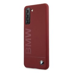 BMW Case BMHCS21MSLBLRE skirtas Samsung S21 + G996, raudonas kaina ir informacija | Telefono dėklai | pigu.lt