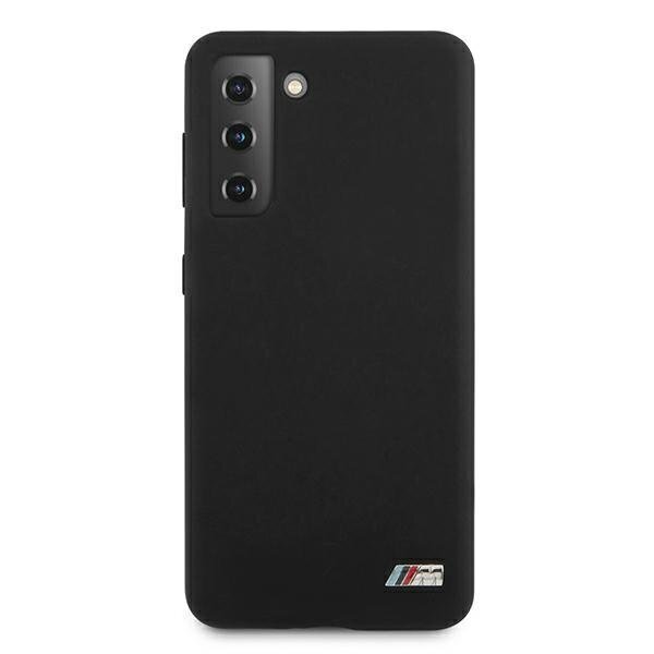 BMW Case BMHCS21SMSILBK skirtas Samsung S21 G991, juodas kaina ir informacija | Telefono dėklai | pigu.lt