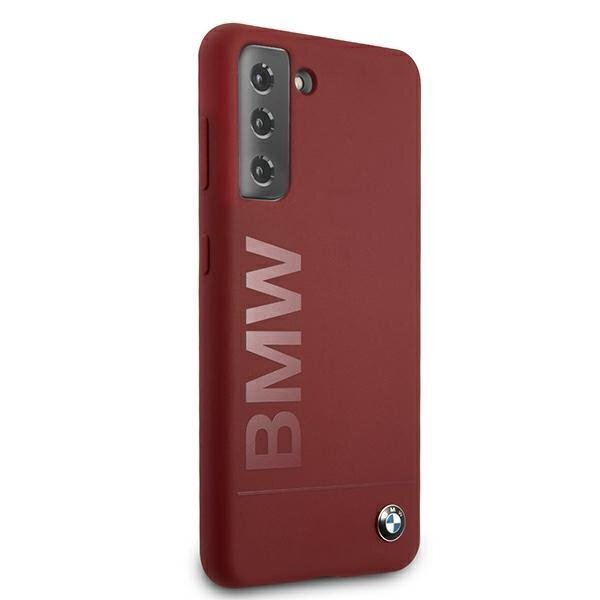 BMW Case BMHCS21SSLBLRE skirtas Samsung S21 G991, raudonas kaina ir informacija | Telefono dėklai | pigu.lt