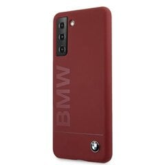 BMW Case BMHCS21SSLBLRE skirtas Samsung S21 G991, raudonas kaina ir informacija | Telefono dėklai | pigu.lt