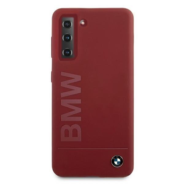 BMW Case BMHCS21SSLBLRE skirtas Samsung S21 G991, raudonas kaina ir informacija | Telefono dėklai | pigu.lt