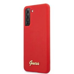 Guess GUHCS21MLSLMGRE dėklas, skirtas S21+ G996, raudonas kaina ir informacija | Telefono dėklai | pigu.lt
