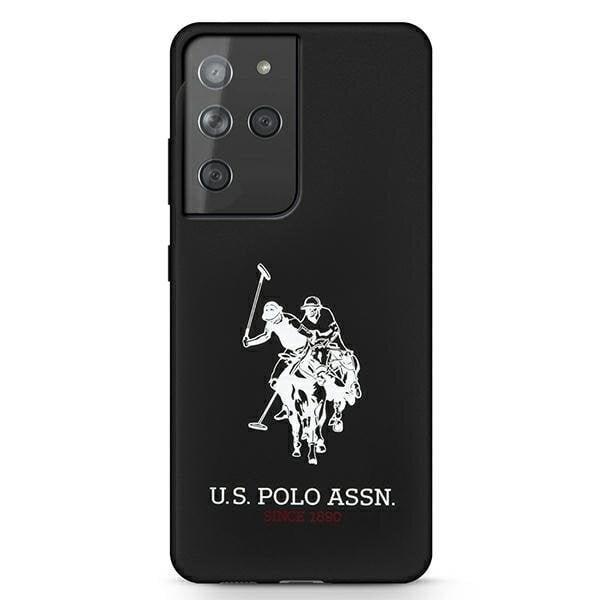 US Polo USHCS21LSLHRBK, skirtas S21 Ultra G998, juodas kaina ir informacija | Telefono dėklai | pigu.lt