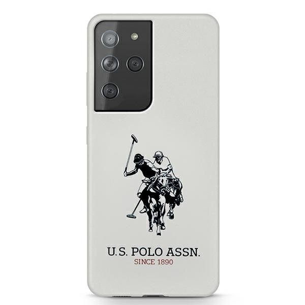 US Polo USHCS21LSLHRWH, skirtas S21 Ultra G998, baltas kaina ir informacija | Telefono dėklai | pigu.lt