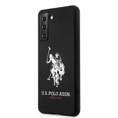 US Polo USHCS21SSLHRBK, skirtas S21 G991, juodas kaina ir informacija | Telefono dėklai | pigu.lt