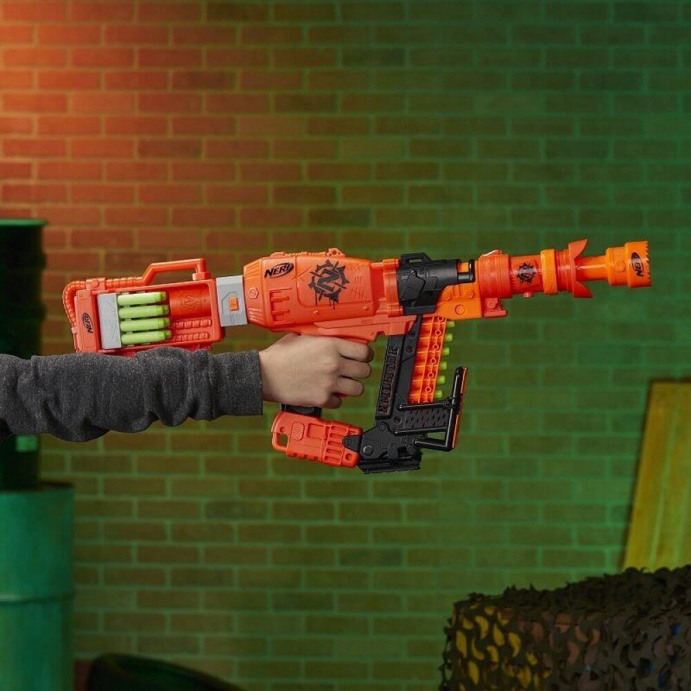 NERF Zombie Strike Nailbiter: Zoom & Doom (E6163) kaina ir informacija | Žaislai berniukams | pigu.lt