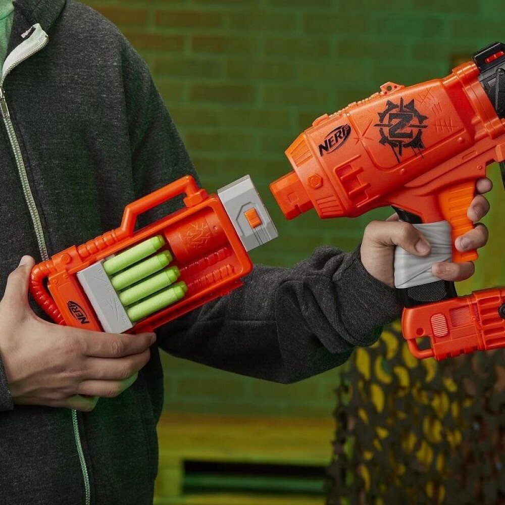 NERF Zombie Strike Nailbiter: Zoom & Doom (E6163) kaina ir informacija | Žaislai berniukams | pigu.lt