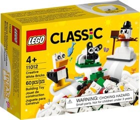 11012 LEGO® Classic Baltos spalvos detalės kaina ir informacija | Konstruktoriai ir kaladėlės | pigu.lt