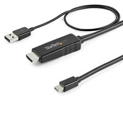 Startech Mini display port - Hdmi adapteris 1m. цена и информация | Кабели и провода | pigu.lt