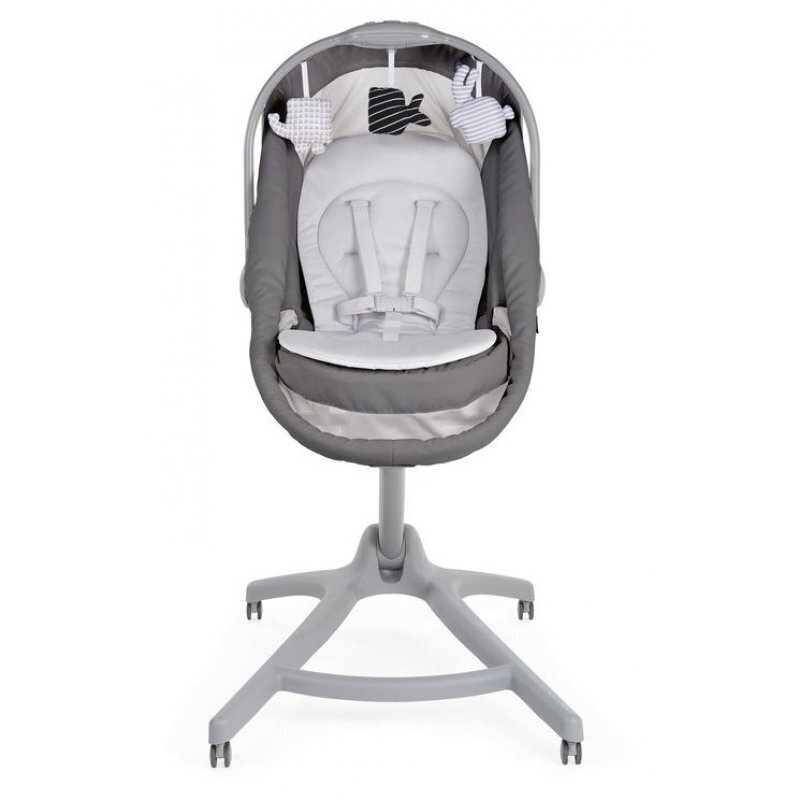 Lovytė Chicco Baby Hug Air 4in1, Dark Grey kaina ir informacija | Maniežai vaikams | pigu.lt